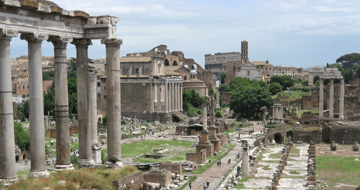 Crumbling Forum Romanum